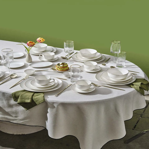 Service de table et Petit Déjeuner​ Karaca Marcelo pour 12 personnes, 88 pièces, New Generation Bone, or