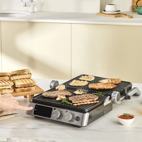 Grille et Toaster Karaca Compact Steel Sear and Grill Inox 2008