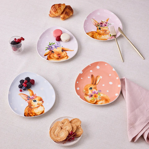 Assiette à dessert Karaca Pâques, 4 pièces