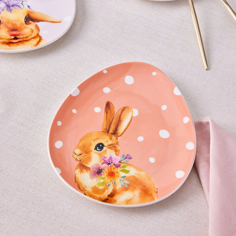 Assiette à dessert Karaca Pâques, 4 pièces