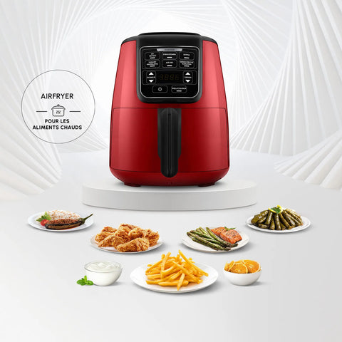 Karaca Air Cook XL 2 en 1 Airfryer, couleur rubis