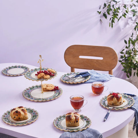 Service à dessert Karaca Cybele, 7 pièces