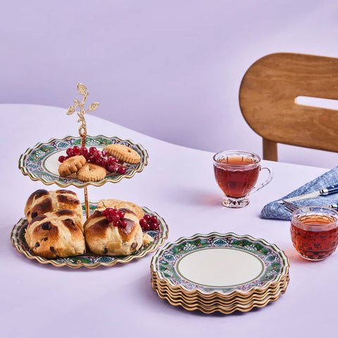 Service à dessert Karaca Cybele, 7 pièces