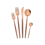 Ensemble de couverts Karaca Jupiter pour 6 personnes, 30 pièces, rosegold mat