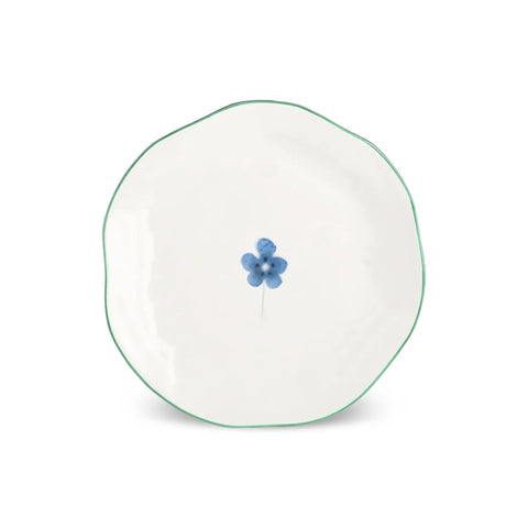 Assiette à pain Karaca Primavera fleuri, bleu 