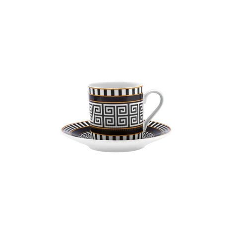 Coffret de tasses à café Karaca Helenistik pour 6 personnes, 80 ml