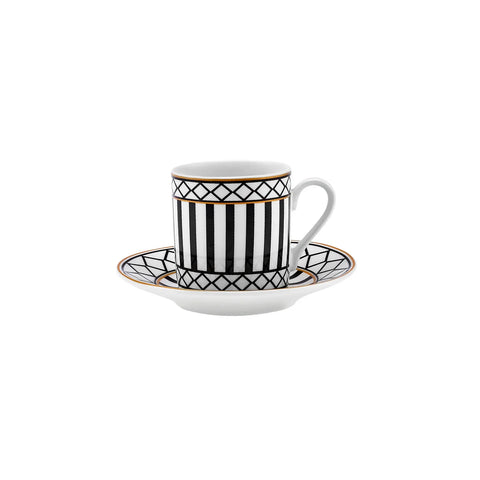 Coffret de tasses à café Karaca Helenistik pour 6 personnes, 80 ml