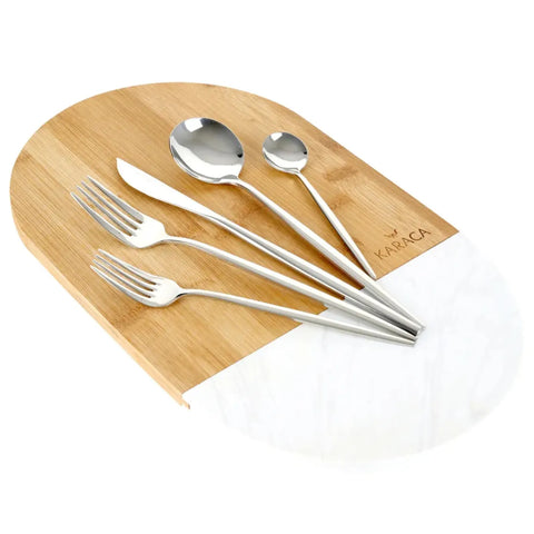 Ensemble de couverts Karaca Jupiter pour 6 personnes, 30 pièces