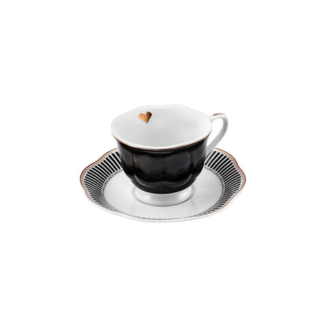 Tasse à café Karaca Piraye pour 6 personnes, 80 ml
