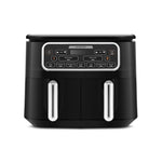 Airfryer Karaca Air Cook Duo Cuisine Maison XXXL, pour 8 personnes, 8 litres, noir chrome