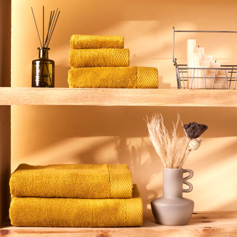 Set de Serviettes Karaca Chandler Moutarde Modal