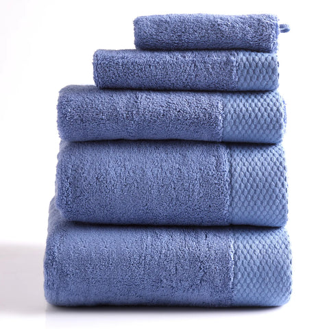 Set de Serviettes Karaca Chandler Bleu Modal