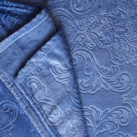 Couverture Karaca Felix Blue, 220x240 cm