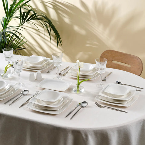 Service de table Karaca Vesta White pour 12 personnes, 52 pièces