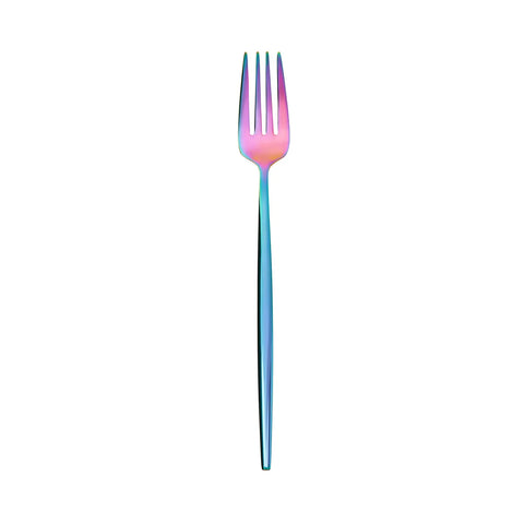 Ensemble de couverts Karaca Jupiter Shiny pour 6 personnes, 30 pièces, arc-en-ciel