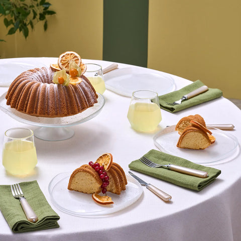 Set à dessert Karaca Jota gris pour 6 personnes, 7 pièces