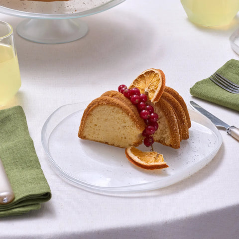 Set à dessert Karaca Jota gris pour 6 personnes, 7 pièces