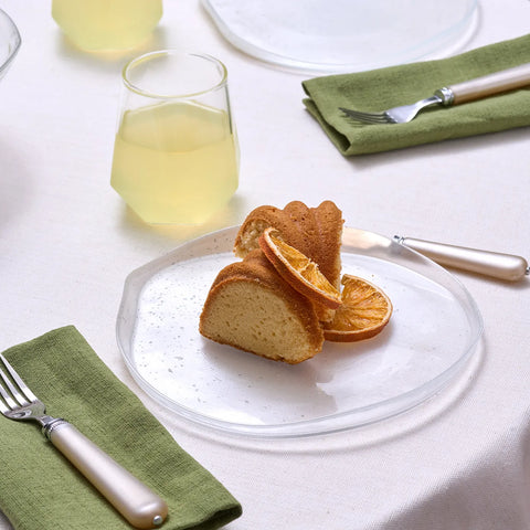 Set à dessert Karaca Jota gris pour 6 personnes, 7 pièces