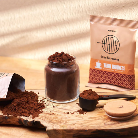 Karaca Hatır Café Turc Torréfié Moyen avec Beaucoup de Mousse, 100 g