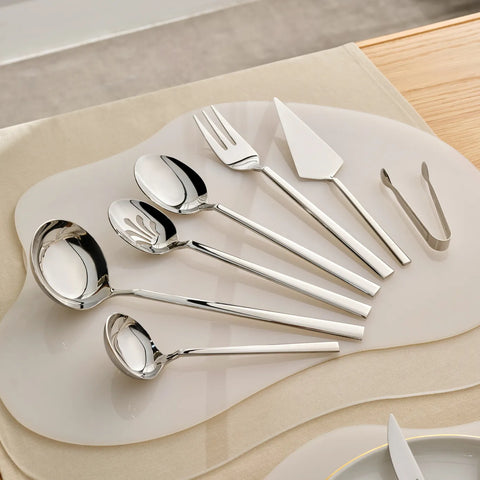 Ensemble de couverts Karaca Carmelo pour 12 personnes, 91 pièces, coffret premium 