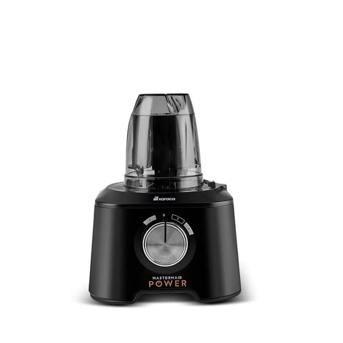 Robot Culinaire Karaca Mastermaid Power Max 11 en 1, Noir Mat Argent, 2500 W