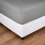 Nautica Jersey-Housse de Matelas, Gris Argent, 180x200 cm