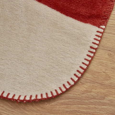 Couverture en Coton Karaca Home Leaf pour Lit Double, Terracotta