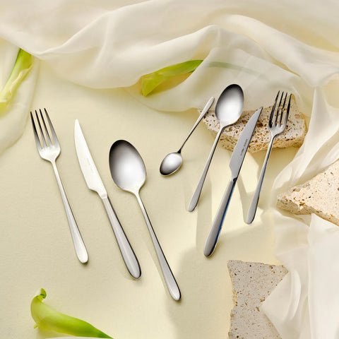 Ensemble de couverts Karaca Bellamy Elegance pour 12 personnes, 84 pièces