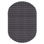 Kaşmir Halı 7/24 Cosy Premium Bubble Anthracite Ovale 80x150 cm