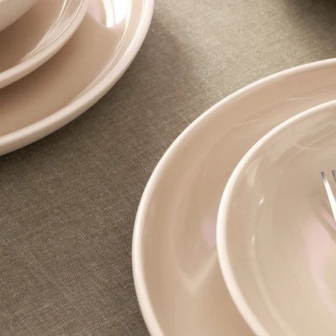 Karaca Abby Creme Service De Table 24 Pièces Pour 6 Personnes