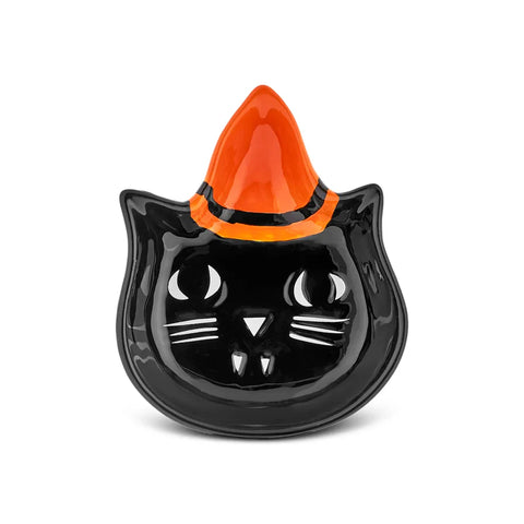 Assiette à Snacks Karaca Halloween 24 Catspy, 12 cm