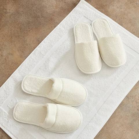 Ensemble de Bain Familial 9 Pièces Karaca Home Ring Dentelle, Blanc Cassé