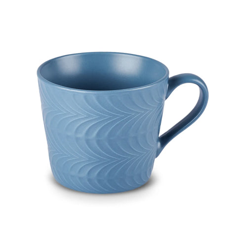 Karaca Lily Bleu & Blanc Embos Double gobelet Set 320 ML