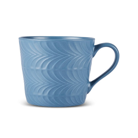 Karaca Lily Bleu & Blanc Embos Double gobelet Set 320 ML