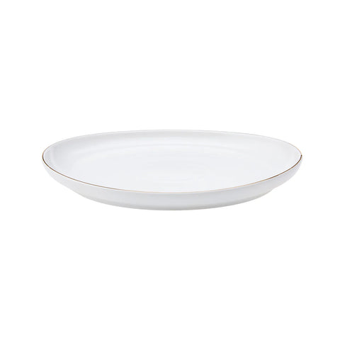 Karaca Red Carpet Collection Service de table en porcelaine Streamline Hole pour 12 personnes, 59 pièces, doré