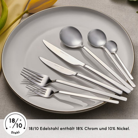 Ensemble de Couverts Karaca Gale Elegance Pour 12 Personnes, 84 Pièces