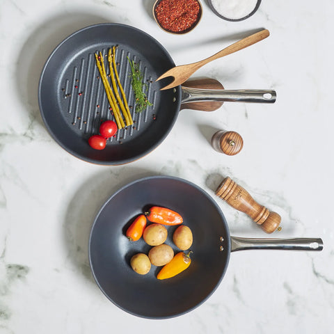 Poêle à griller et wok Karaca Bio Diamond Steel Plus
