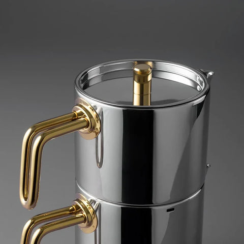 Jumbo Metalix Titanium Gold Set De Théière