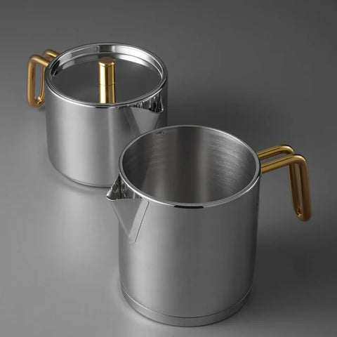 Jumbo Metalix Titanium Gold Set De Théière