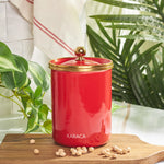 Bocal Karaca Troy grand, rouge, 1300 ml