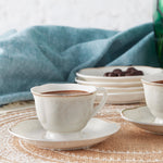 Tasses à café Karaca Margaret pour 6 personnes