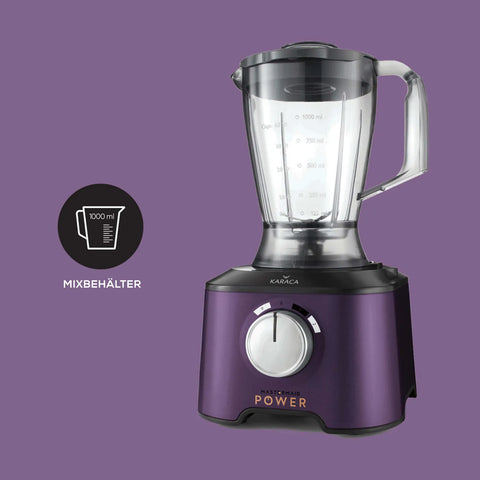 Robot multifonctions Karaca Mastermaid Power 10 en 1, 2000 W, Grape Purple